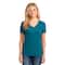 Port & Company® Brights Core Cotton V-Neck Ladies T-Shirt